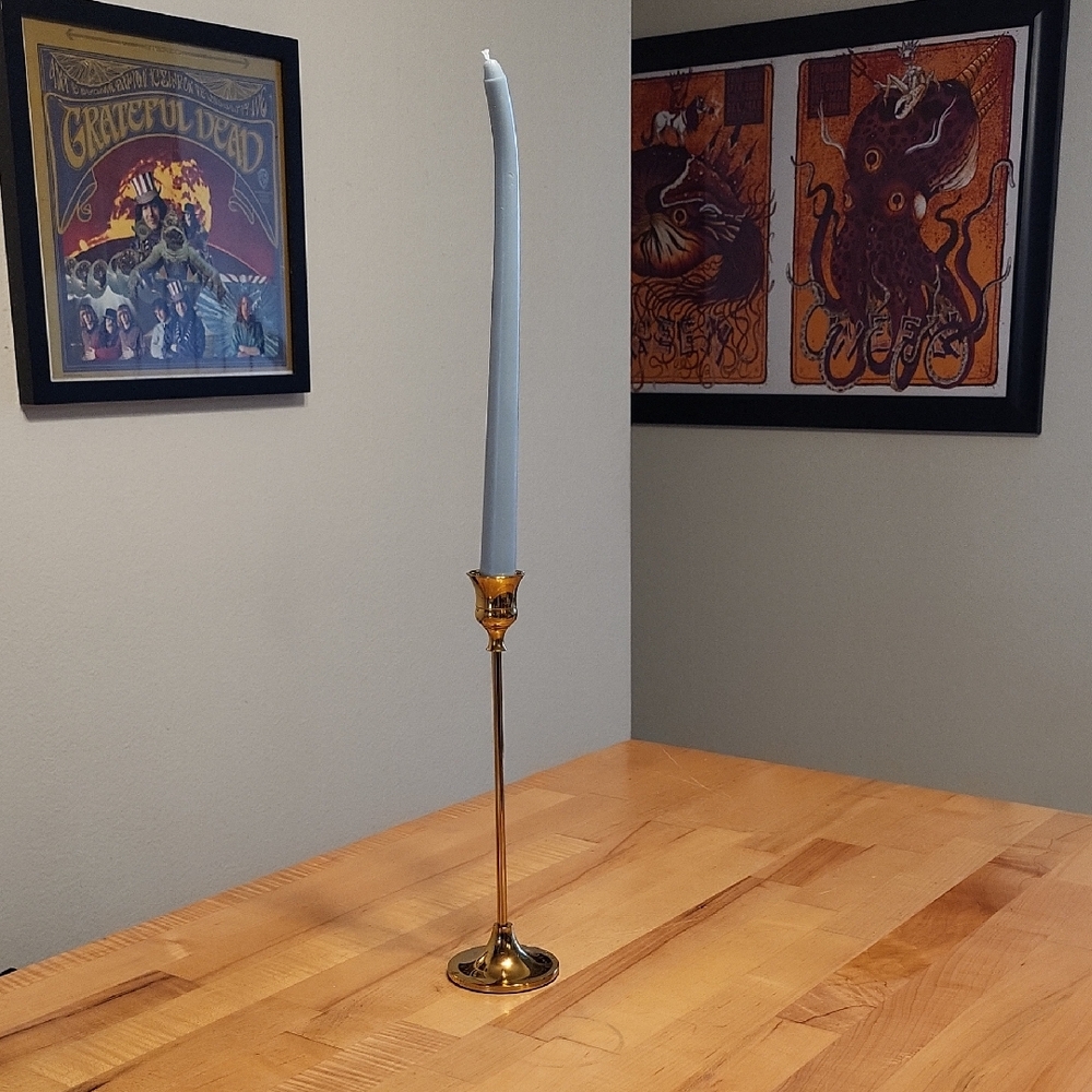 Holden Candle Stick Holder & Croocked Candle
